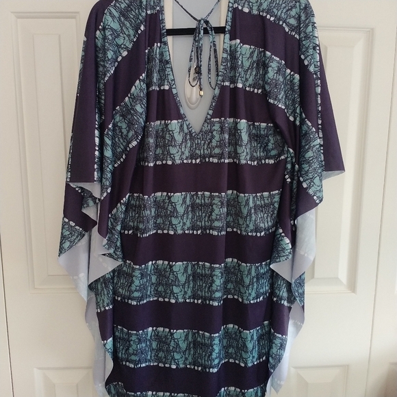 VIX Paula Hermanny Swimsuit Kaftan  Coverup L - Picture 3 of 13